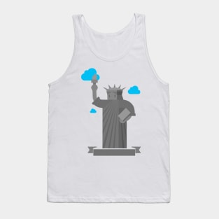 Graphic Statue of Liberty Tank Top